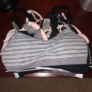 12 girls training bras